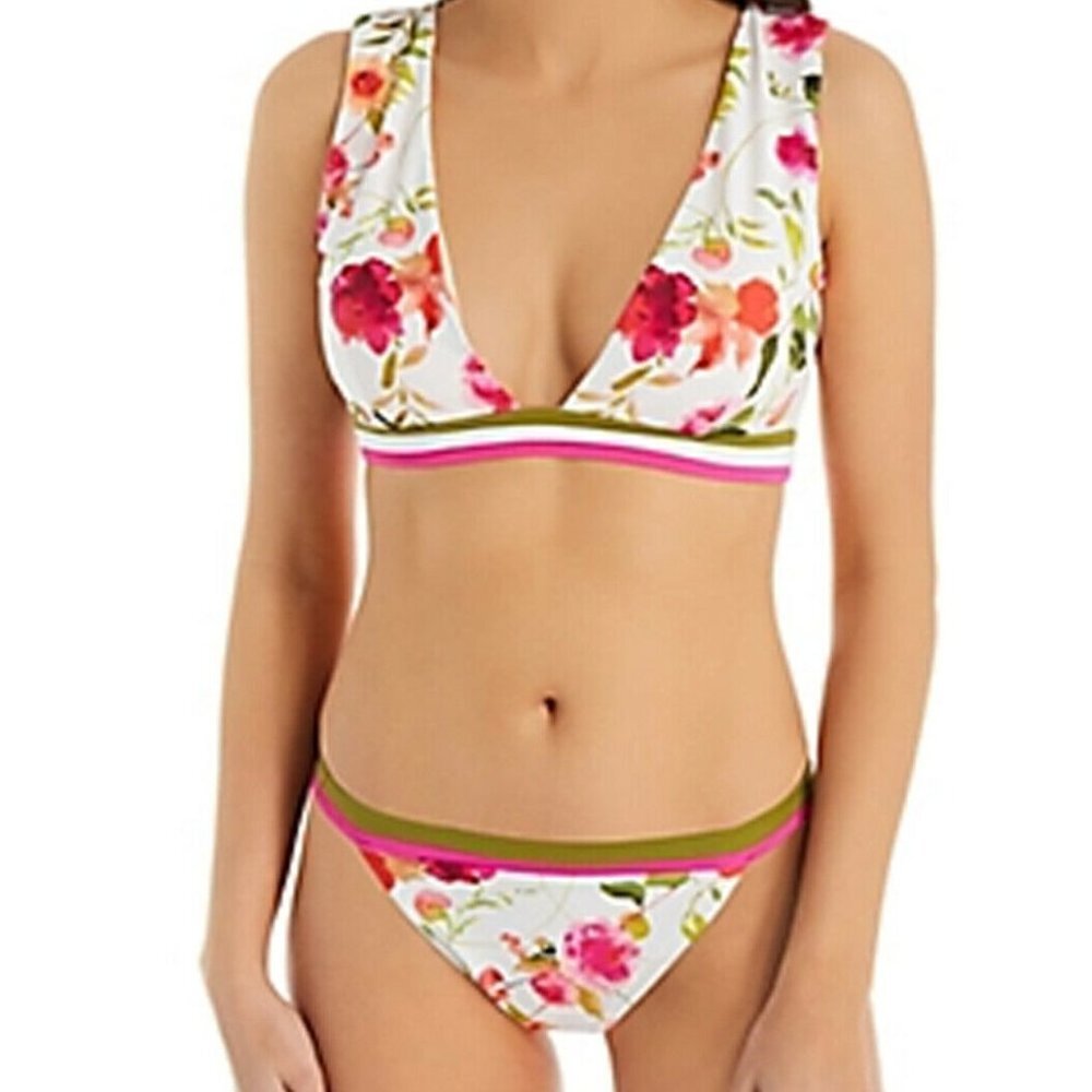 NWT Nanette Lepore Alana Top & Bikini Bottom Set